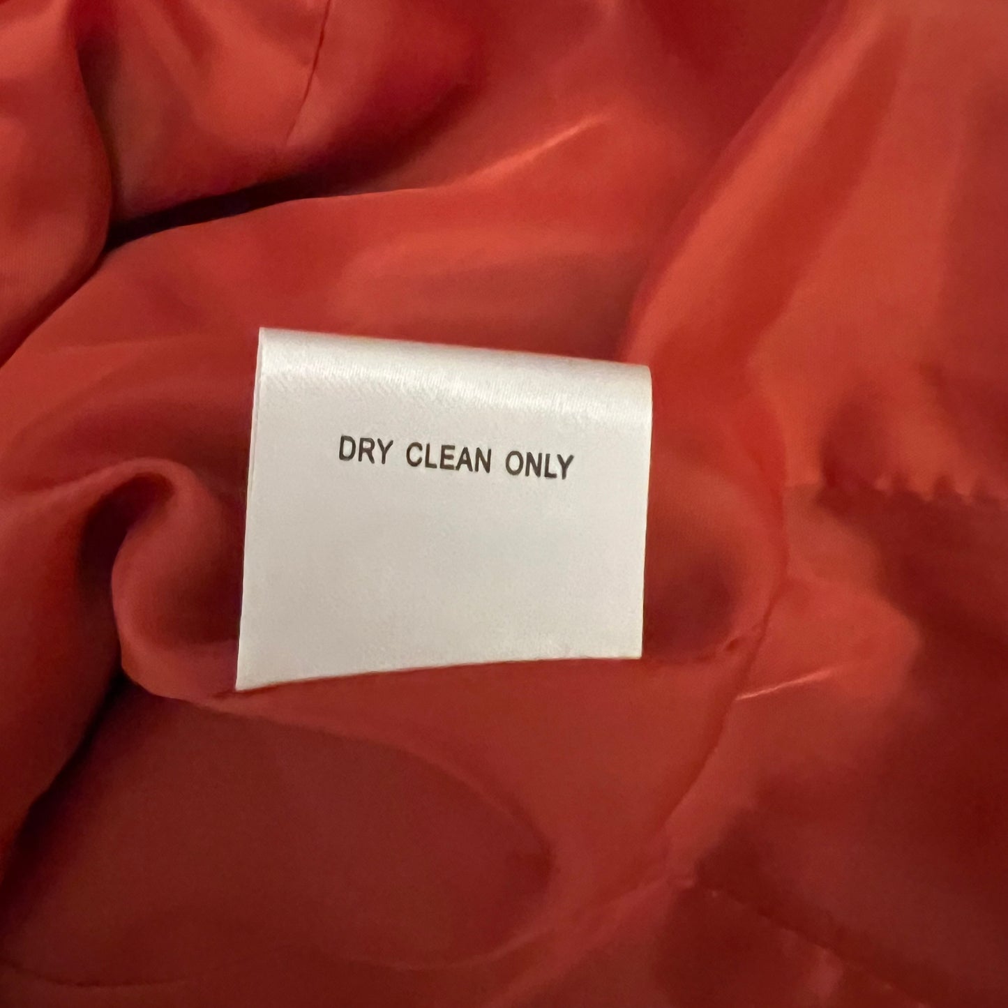 Luii Orange Wool Motorcycle Style Jacket Medium New with Tag
