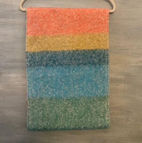 Mudd Scarf Blue Orange Yellow Sooo Soft Like New
