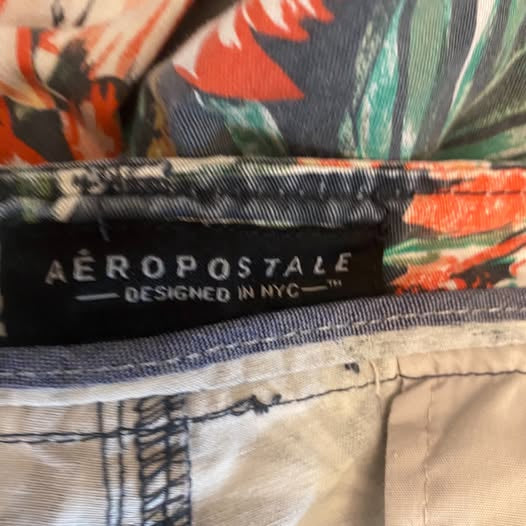 Aeropostale Shorts Men’s Tropical Print Men’s 36” Like New