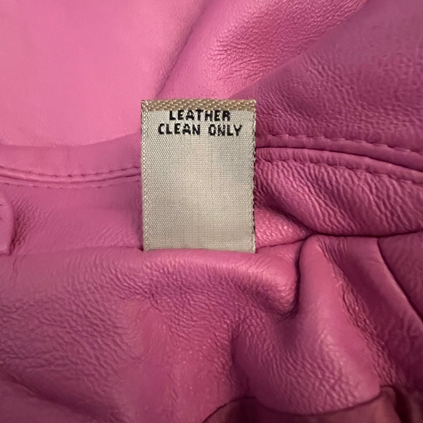 I.e. Pink Blazer Style Soft Leather Jacket Size Medium Good Condition