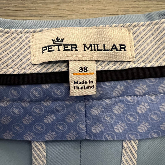 Peter Millar Pale Blue Chino Shorts Size 38 Like New