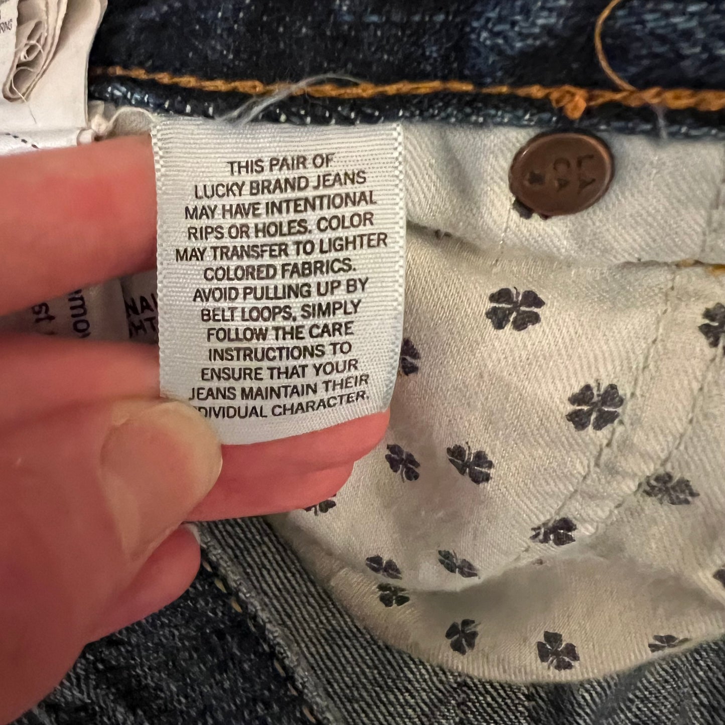 Lucky Brand 221 Original Straight Medium Wash Jeans 33x32 Like New