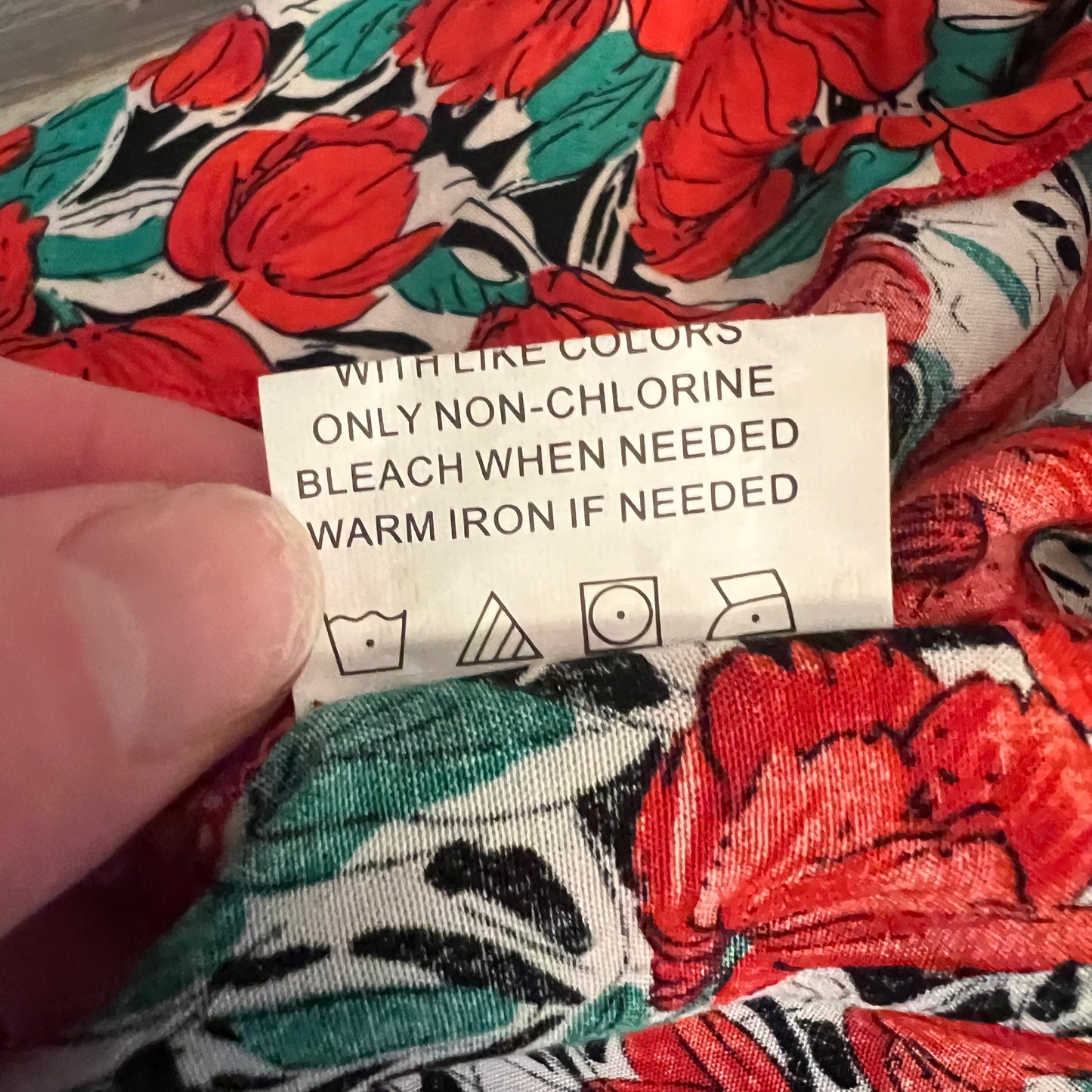 Red Hibiscus Flower Print Halter Neck Racerback High Low Maxi Dress Size Medium Good Condition