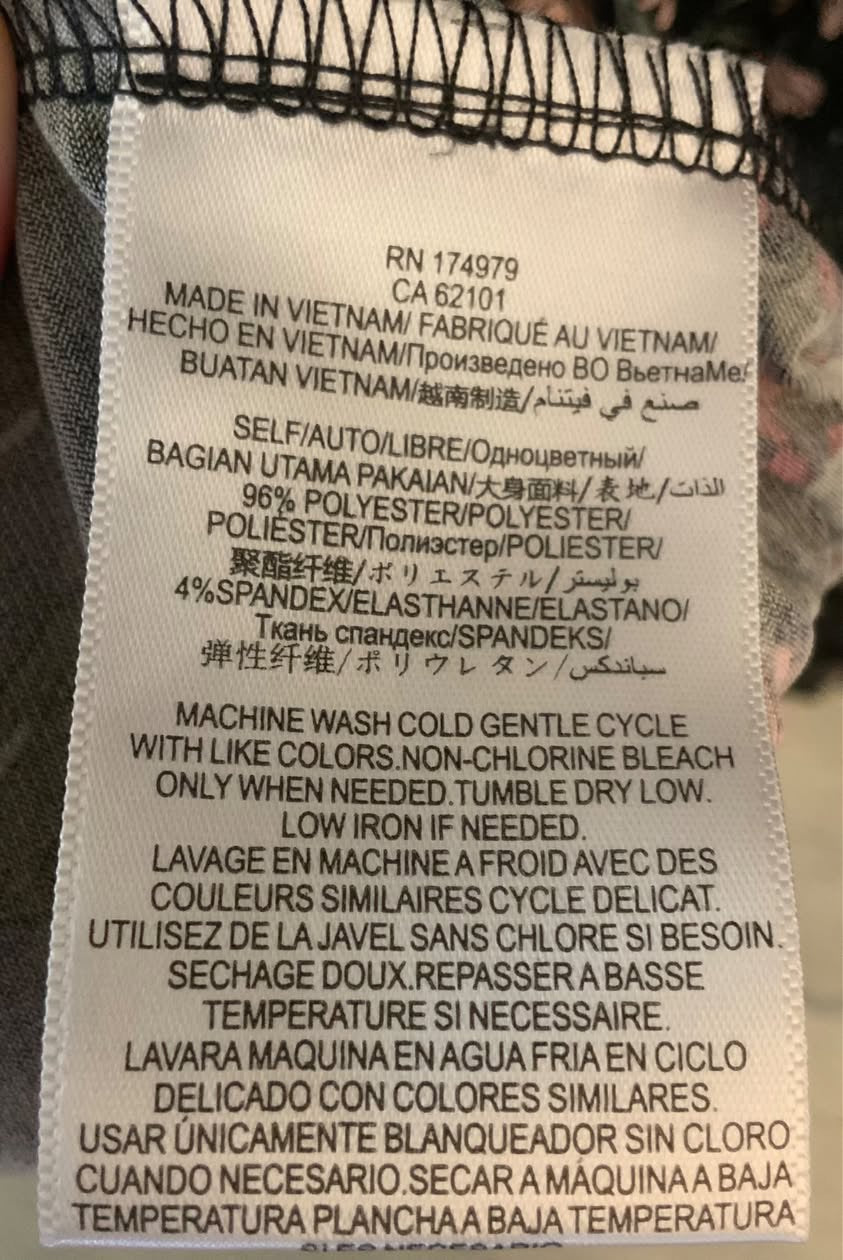 BCBGeneration Dress VNeck Pockets Floral Print Medium Like New