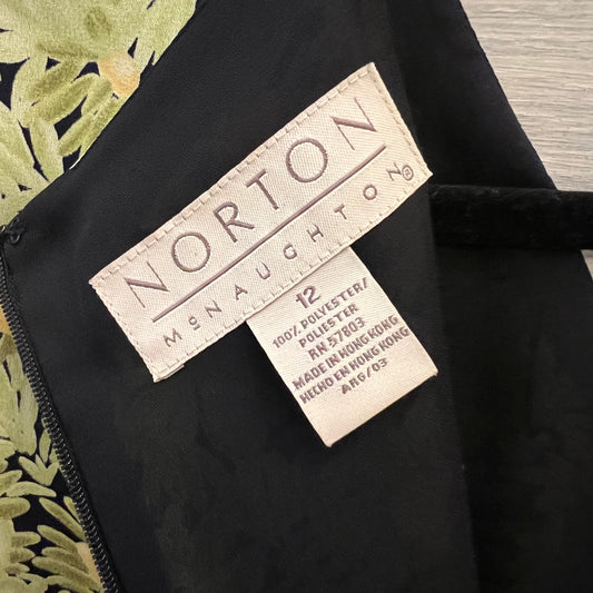 Vintage Norton McNaughton 2 Piece Daisy Print Blouse & Skirt Size 12 Good Condition