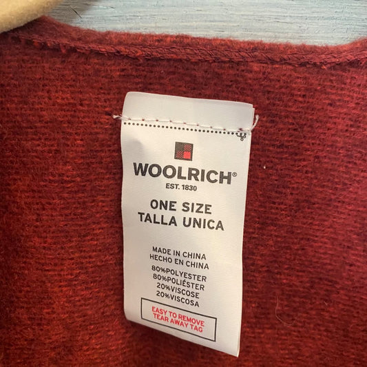 Woolrich Cape Burgundy Red One Size Like New
