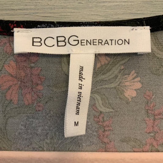 BCBGeneration Dress VNeck Pockets Floral Print Medium Like New
