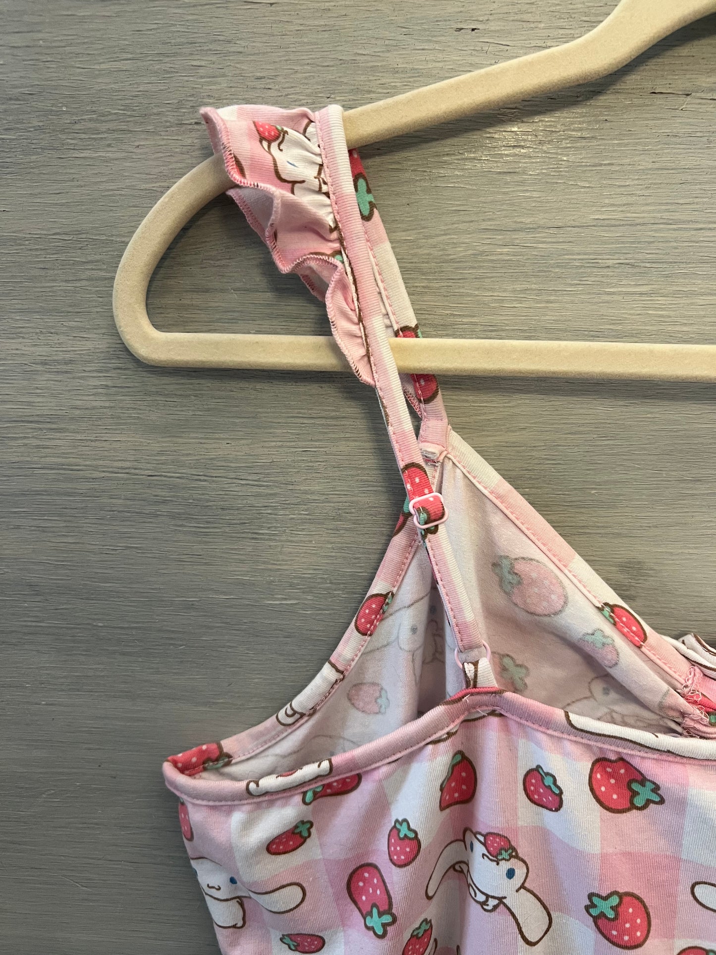 Cinnamoroll by Sanrio 95% Cotton Graphic Print BabydollTank Top Size 2XL Good Condition