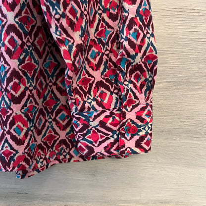 Lane Bryant Geometric Abstract Print Lightweight Tunic Top Blouse Size 18/20 Good Condition