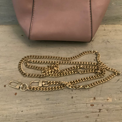 Co-Lab Mauve Dusty Rose Faux Leather Mini Crossbody Handbag Purse Good Condition