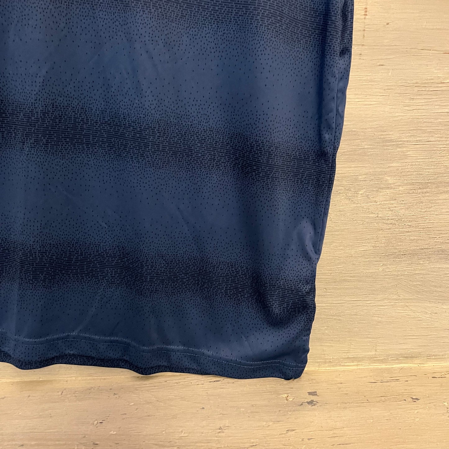 Greg Norman Navy Blue Black Play Dry Polo Golf Shirt XLarge Like New