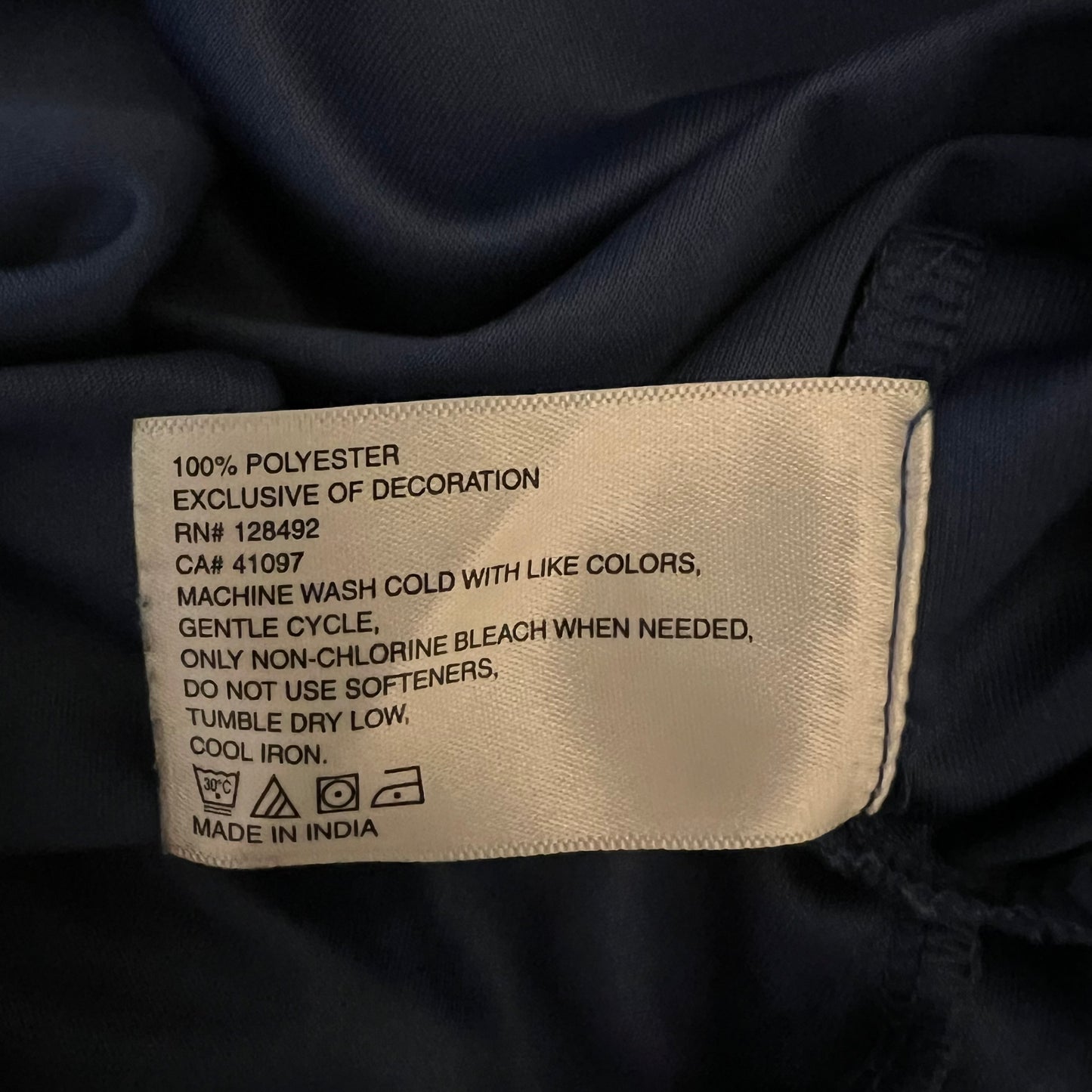 Greg Norman Navy Blue Black Play Dry Polo Golf Shirt XLarge Like New