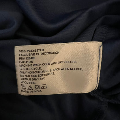 Greg Norman Navy Blue Black Play Dry Polo Golf Shirt XLarge Like New