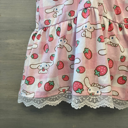 Cinnamoroll by Sanrio 95% Cotton Graphic Print BabydollTank Top Size 2XL Good Condition