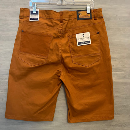 Jeanstation  Camel Flat Front Chino Shorts Size 38 New with Tag