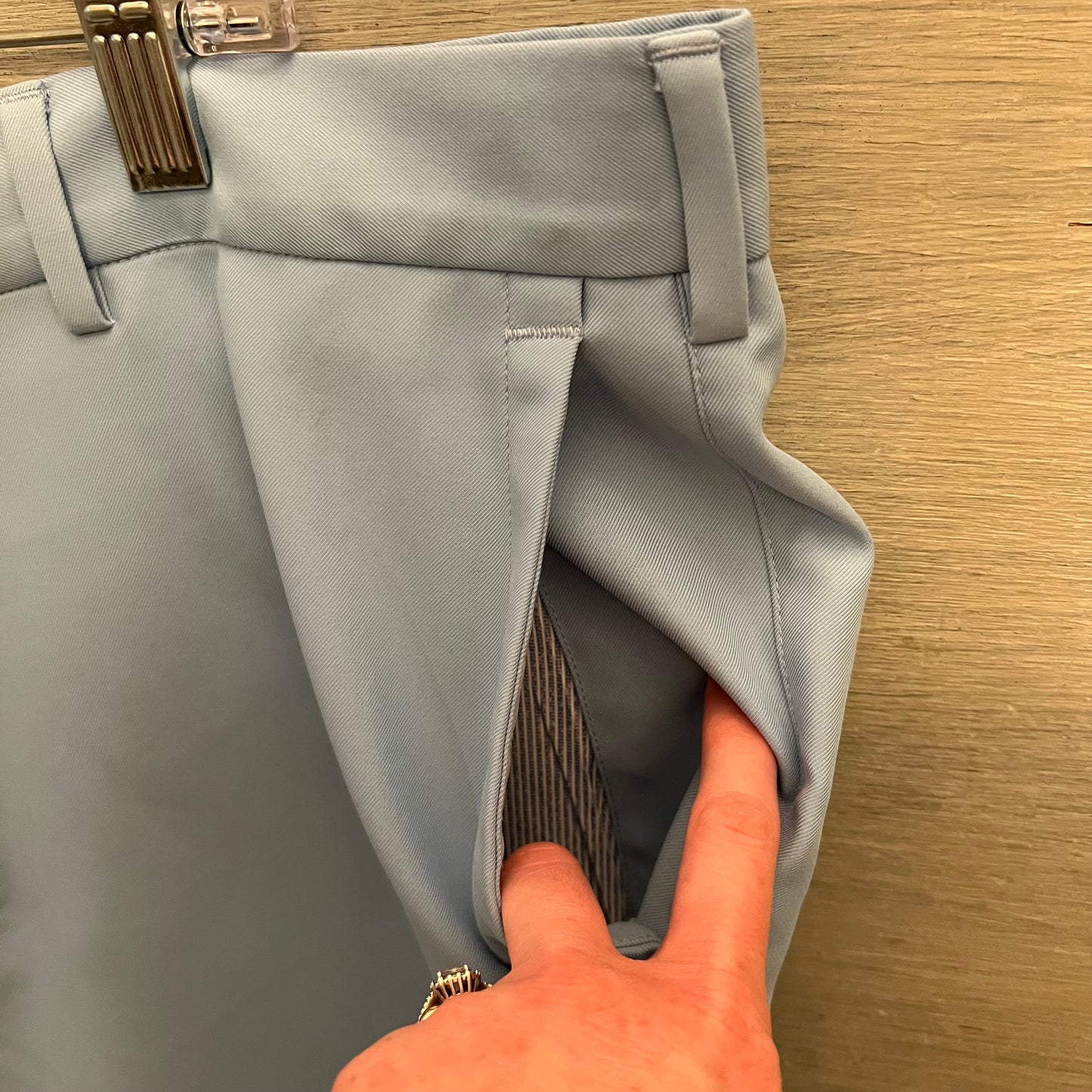 Peter Millar Pale Blue Chino Shorts Size 38 Like New