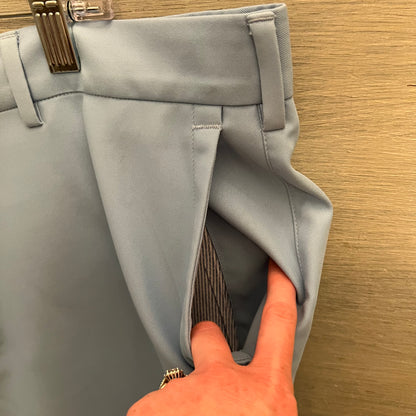 Peter Millar Pale Blue Chino Shorts Size 38 Like New
