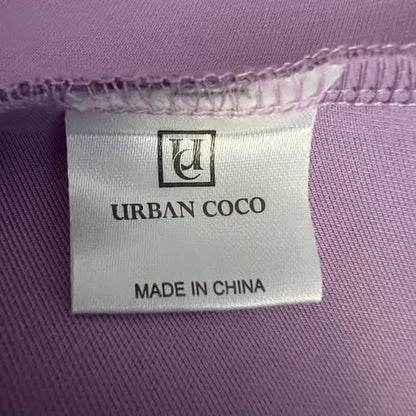 Urban CoCo Retro Lilac Purple Bib Overall Mini Dress Medium Good Condition