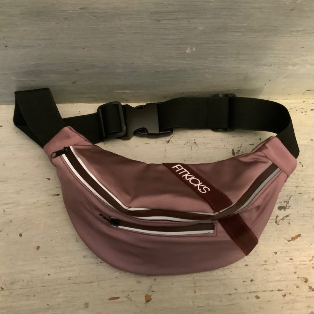 Fitkicks Mauve Fanny Pack 12x5 Like New