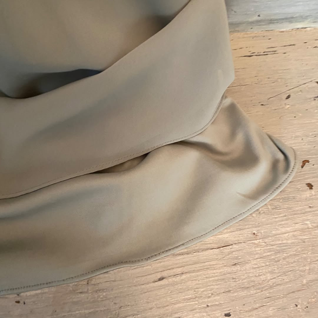 Dessy Collection Strapless Dress Formal Flowy Empire Waist Olive Green Like New