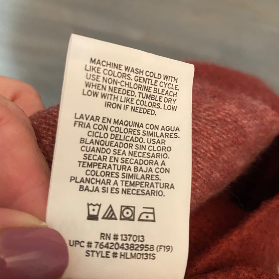 Woolrich Cape Burgundy Red One Size Like New