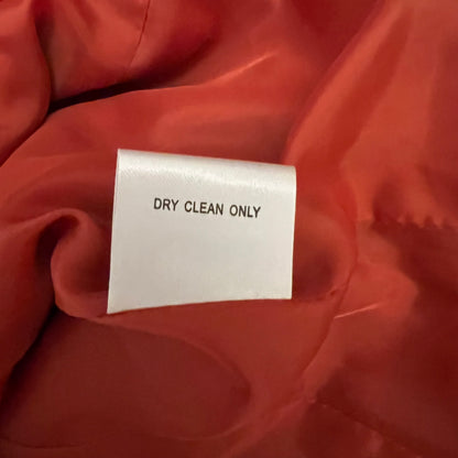 Luii Orange Wool Motorcycle Style Jacket Medium New with Tag