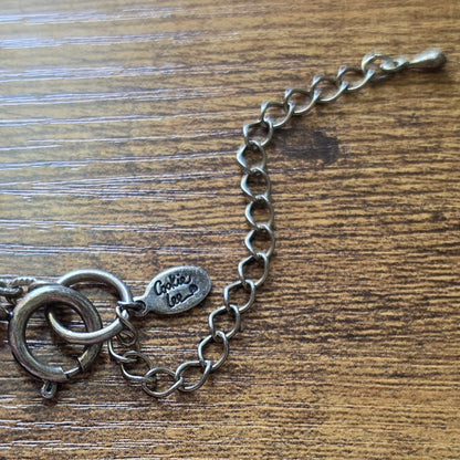 Cookie Lee Bohemian Triple Strand Layered Statement Necklace 16-19" Good Condition