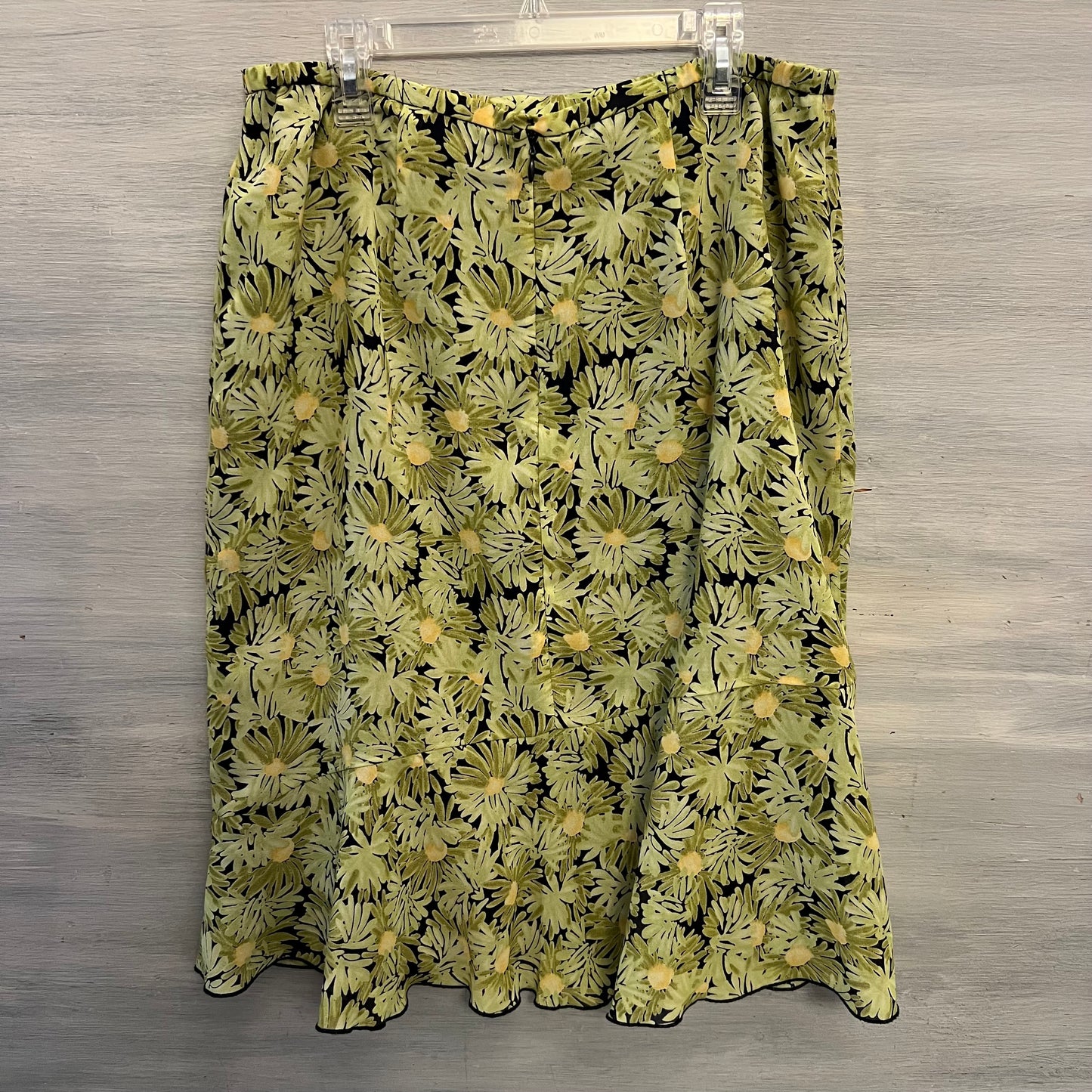 Vintage Norton McNaughton 2 Piece Daisy Print Blouse & Skirt Size 12 Good Condition