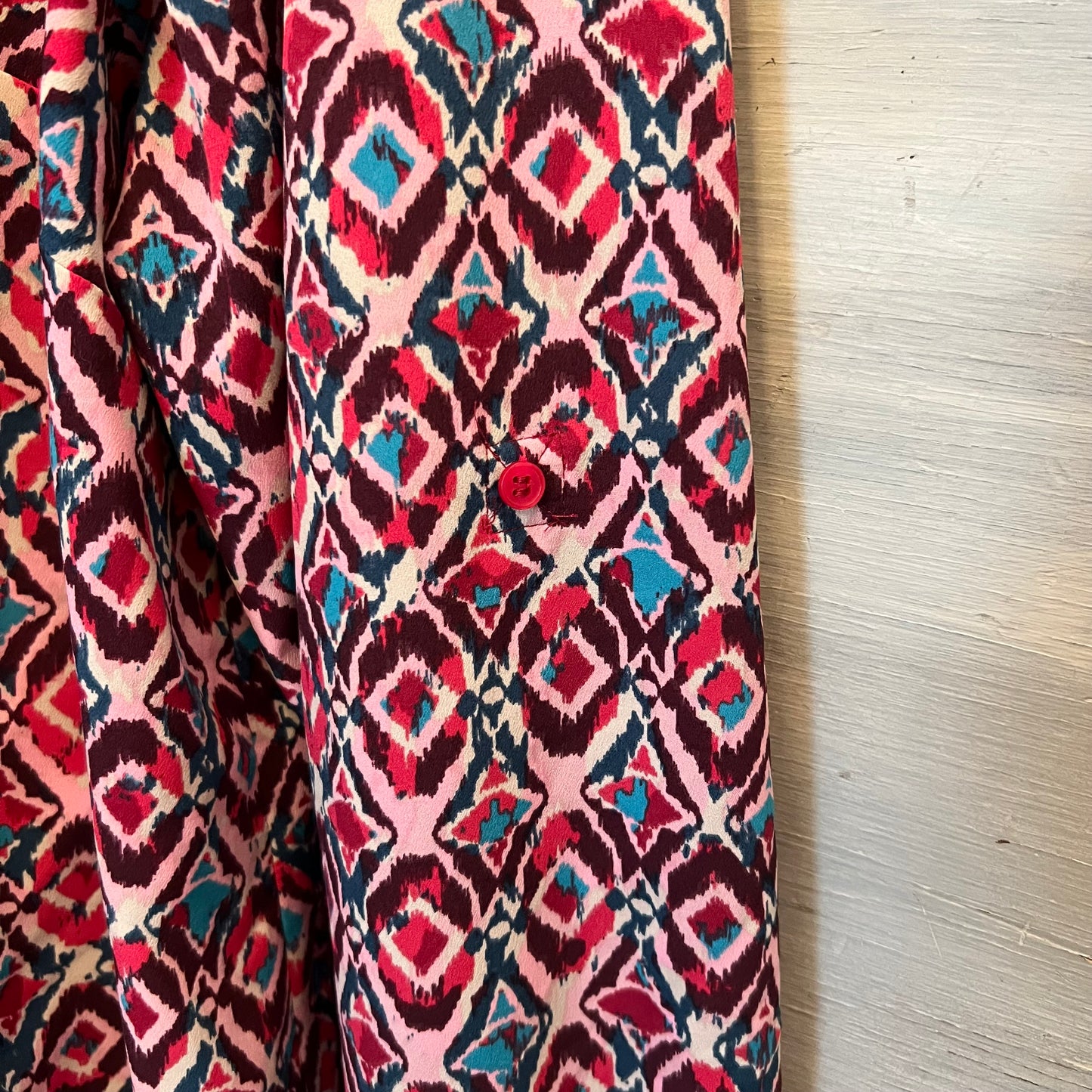 Lane Bryant Geometric Abstract Print Lightweight Tunic Top Blouse Size 18/20 Good Condition