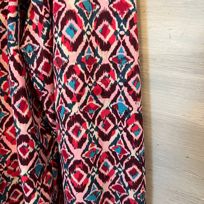 Lane Bryant Geometric Abstract Print Lightweight Tunic Top Blouse Size 18/20 Good Condition