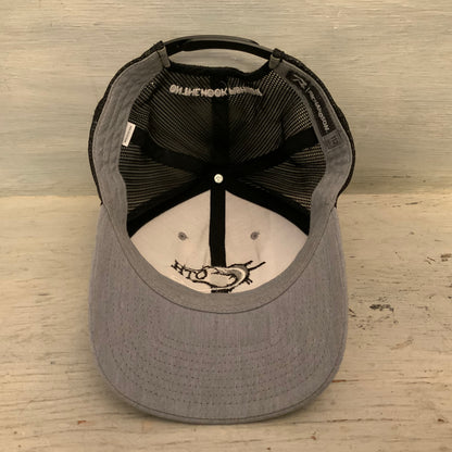 Richardson 112 On the Hook Fishwear Trucker Snapback Ballcap Adjustable Size Good Condition