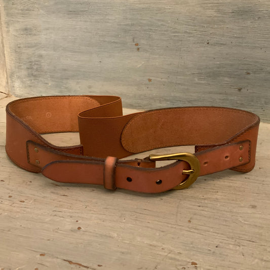 Fossil Genuine Leather Cinch Waist Belt Small Good Condition
