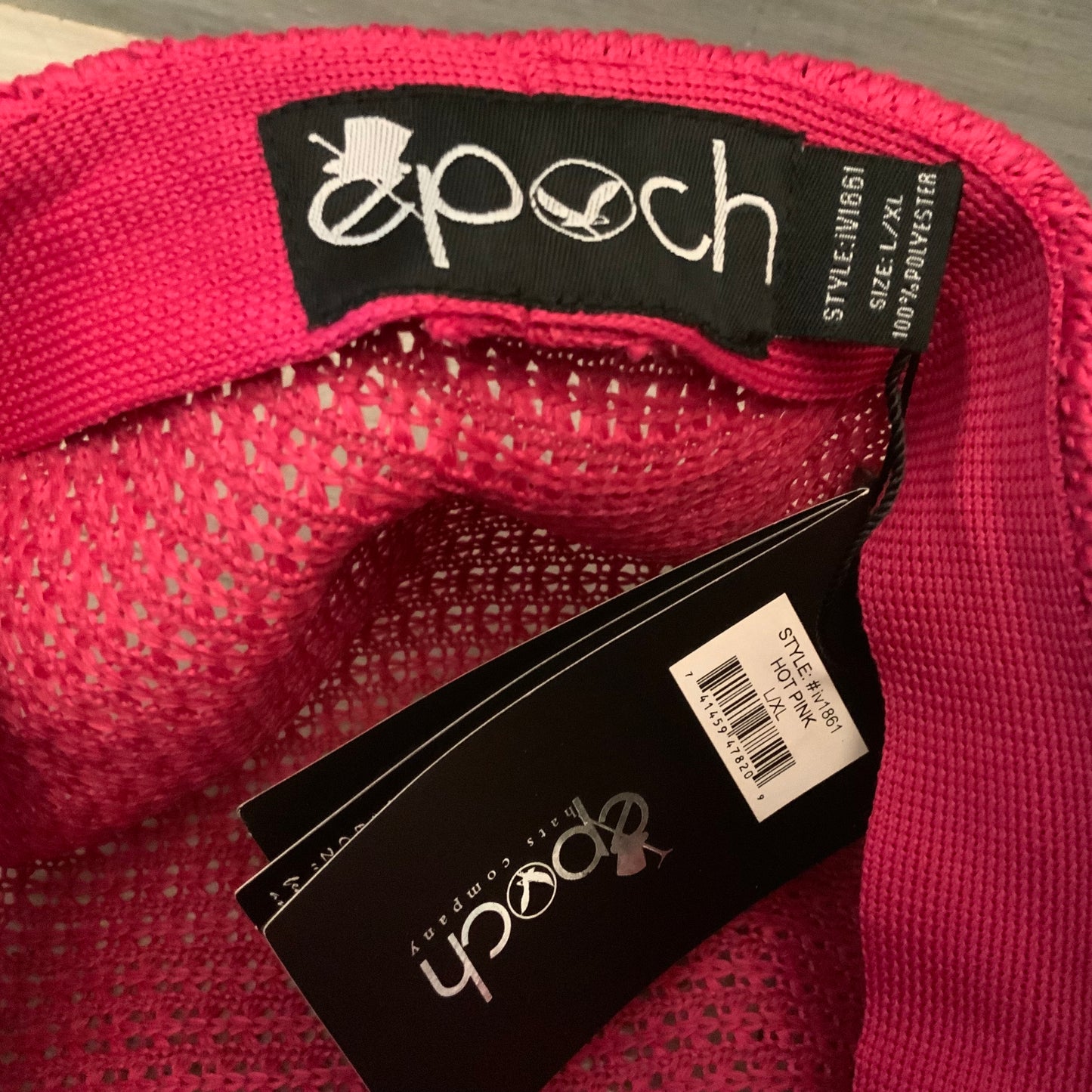 Epoch Hats Co. Men’s Hot Pink Newsboy Cap Hat L/XL New with Tags