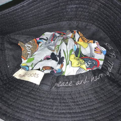Sakroots Black Bucket Sunhat Good Condition