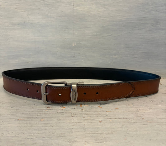 Dickies Reversible Black Brown Genuine Leather Belt Like New