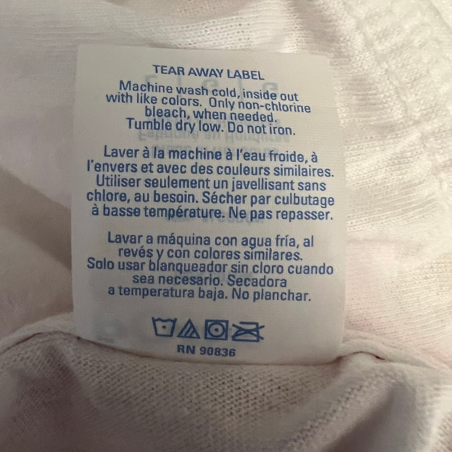 Port & Company Core Cotton White Ringer Strawberry Heart Graphic Tshirt Size Large Good Condition