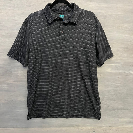 PGA Pro Tour Cool Play Dark Grey Polo Golf Shirt Medium Like New