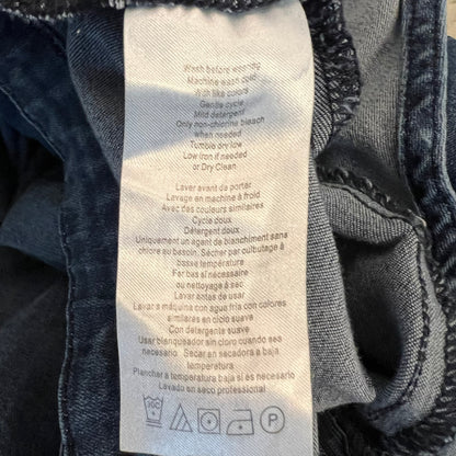 led Luxe Essentials Denim Maternity Bib Overalls Size XS Good Condition