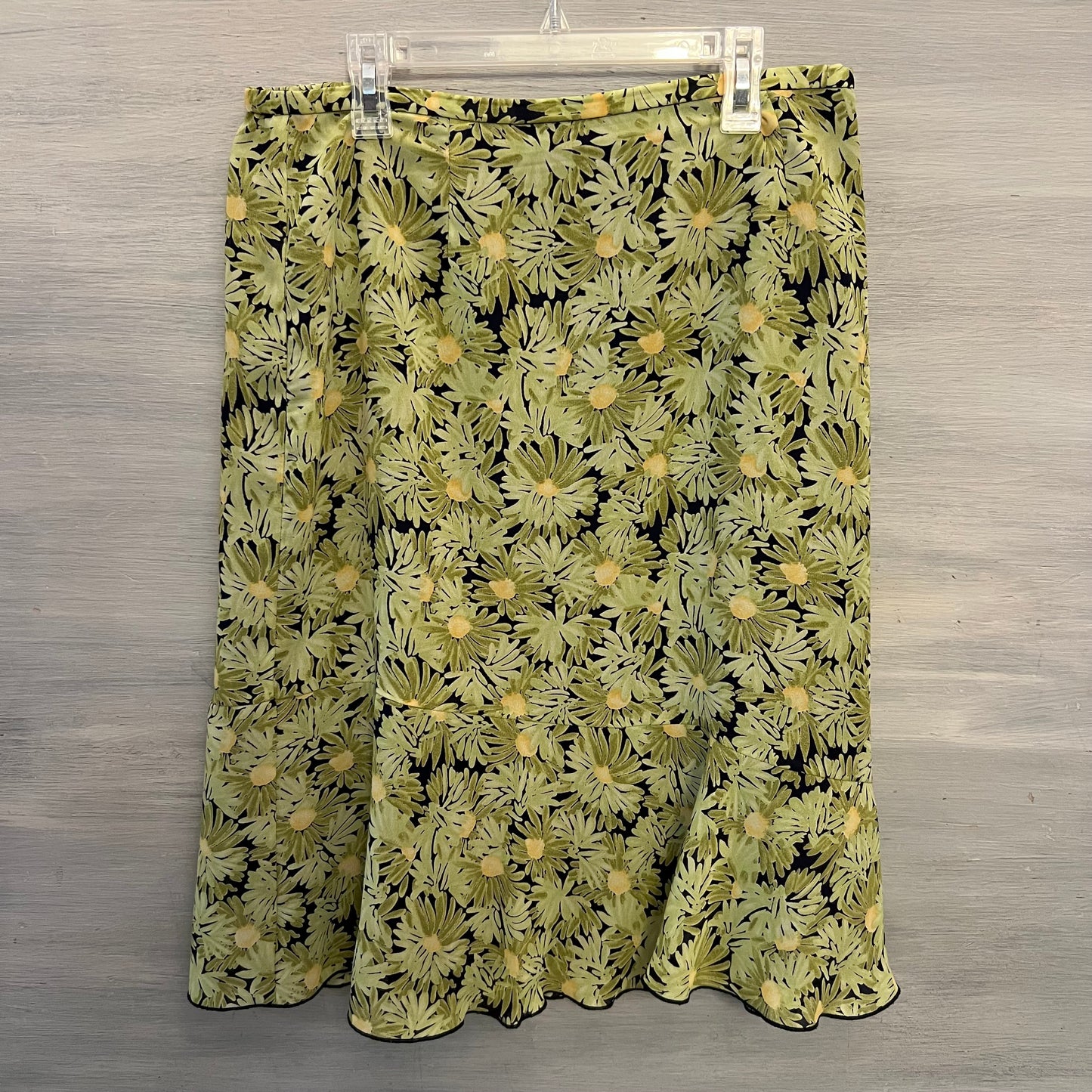 Vintage Norton McNaughton 2 Piece Daisy Print Blouse & Skirt Size 12 Good Condition