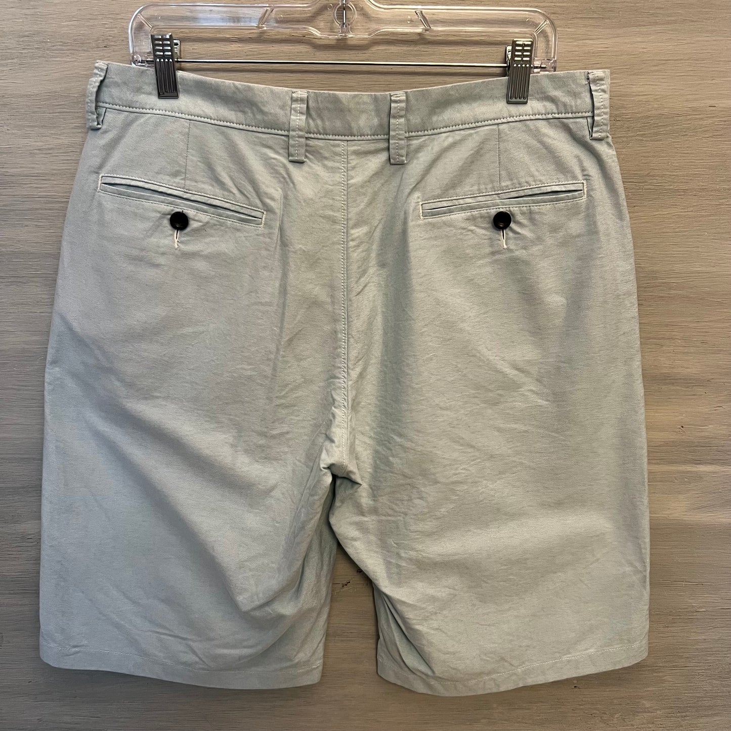 J Crew Club Pale Blue Flat Front Chino Shorts Size 32” Good Condition