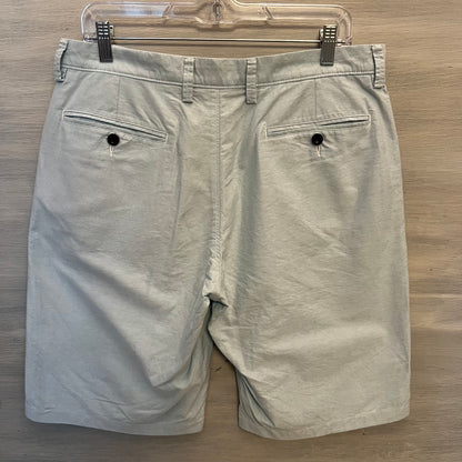 J Crew Club Pale Blue Flat Front Chino Shorts Size 32” Good Condition