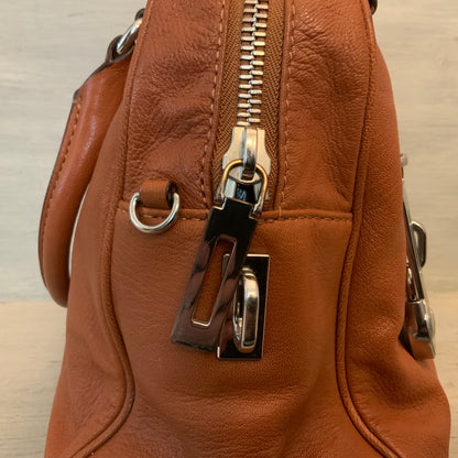 Michael Kors Brown Faux Leather Handbag Purse Good Condition