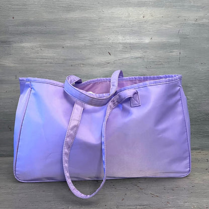 Simply Southern Purple Selectively Social Tote Bag 19x11x6 Good Condition