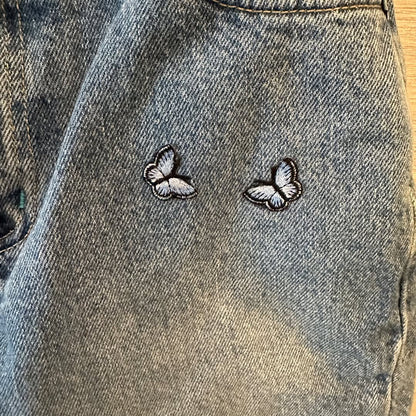 Candies Future Basics Boho Crop 100% Cotton Jeans Size 3 Good Condition