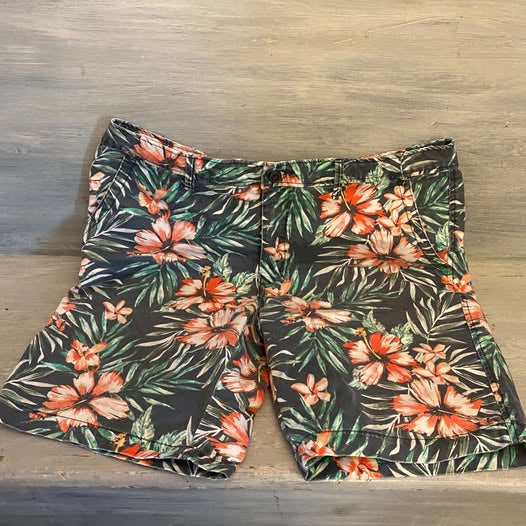 Aeropostale Shorts Men’s Tropical Print Men’s 36” Like New