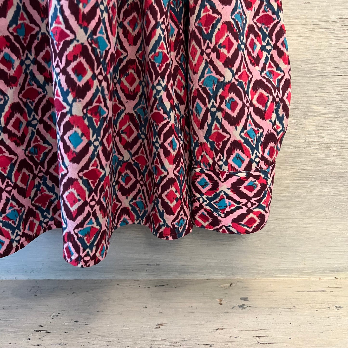 Lane Bryant Geometric Abstract Print Lightweight Tunic Top Blouse Size 18/20 Good Condition