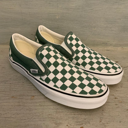 VANS Unisex Classic SlipOn Canvas Checkerboard Sneakers Size 8/9.5 Like New