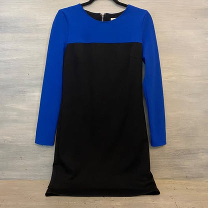 Michael Kors Royal Blue and Black Dress Size 2 Good Condition