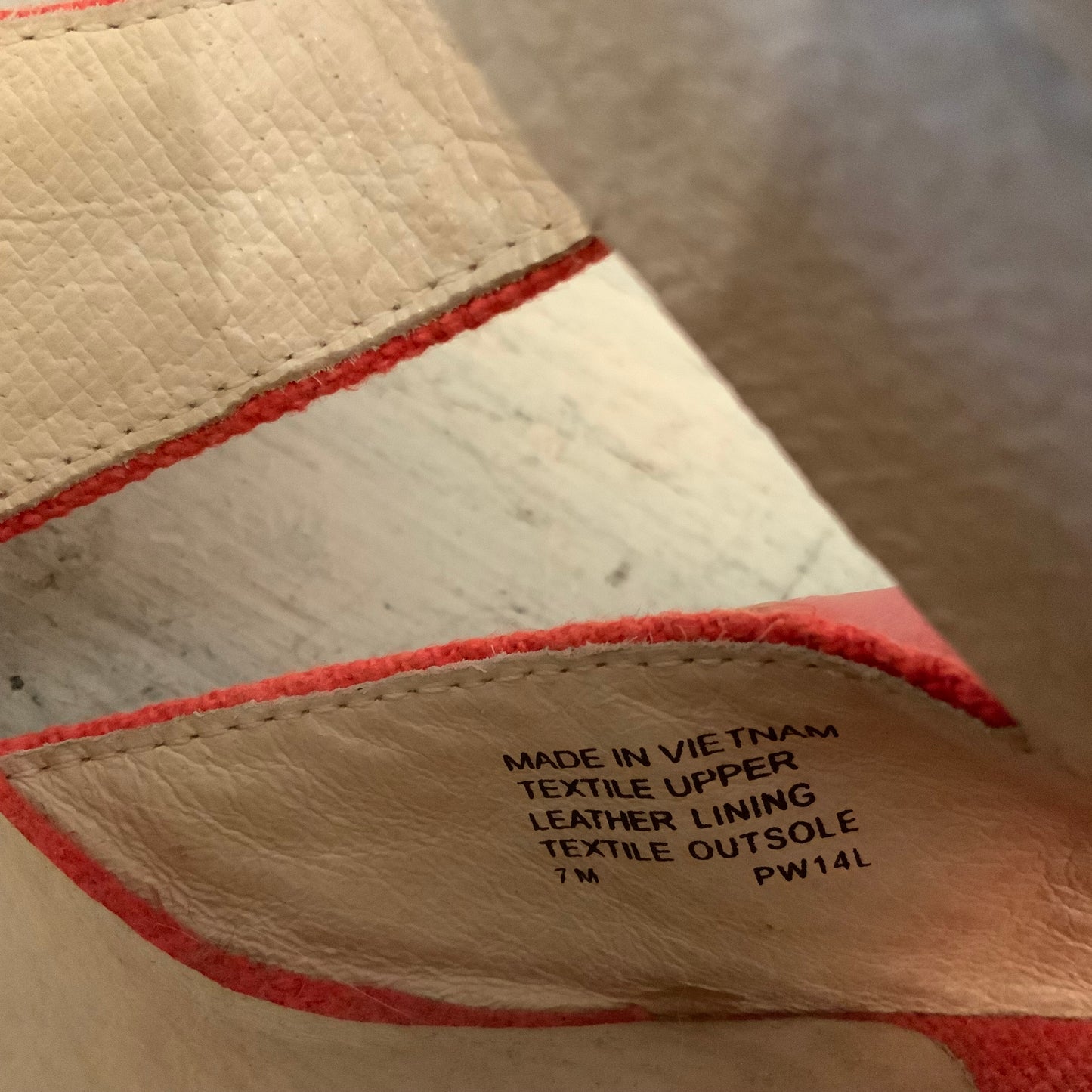 Michael Michael Kors Coral Canvas Espadrille Wedge Sandals Size 7 Good Condition