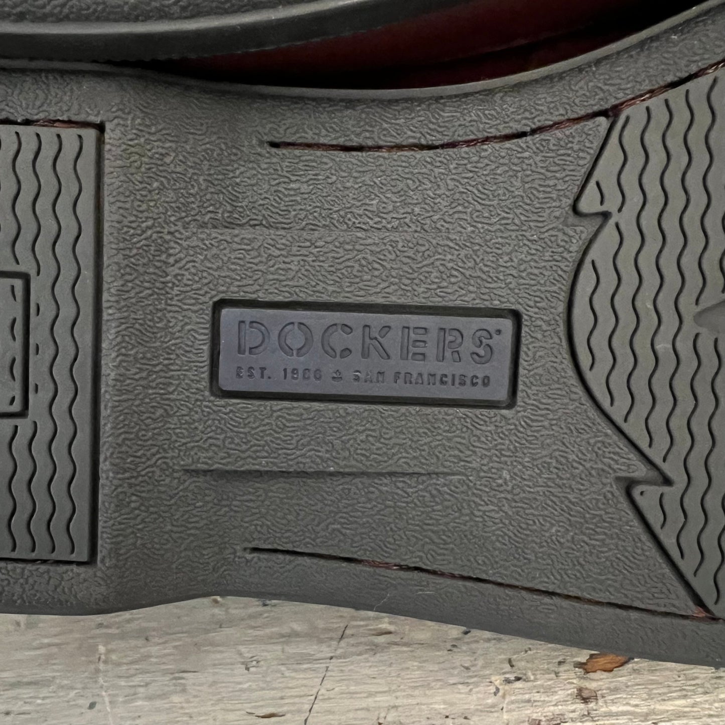Dockers Men’s Brown Leather Lace Up Loafer Boat Shoes 9.5 Like New